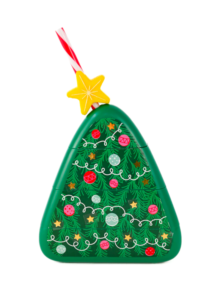 Swig Christmas Tree Straw Topper Set