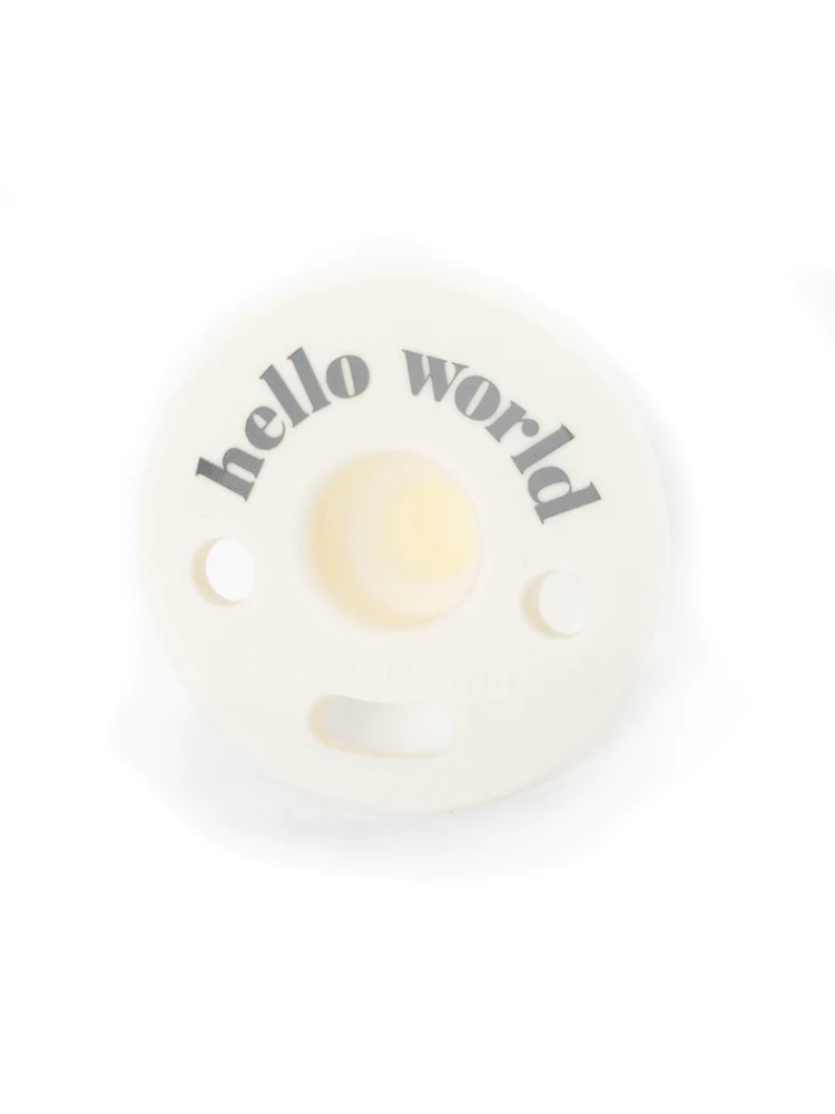 Bella Tunno Pacifier - Hello World