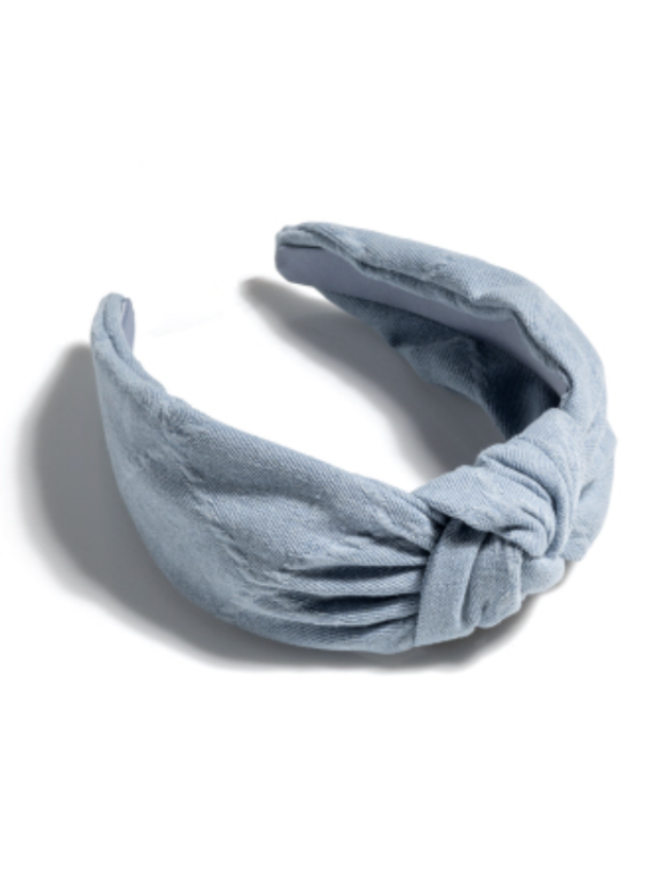 Ali Denim Headband - Blue