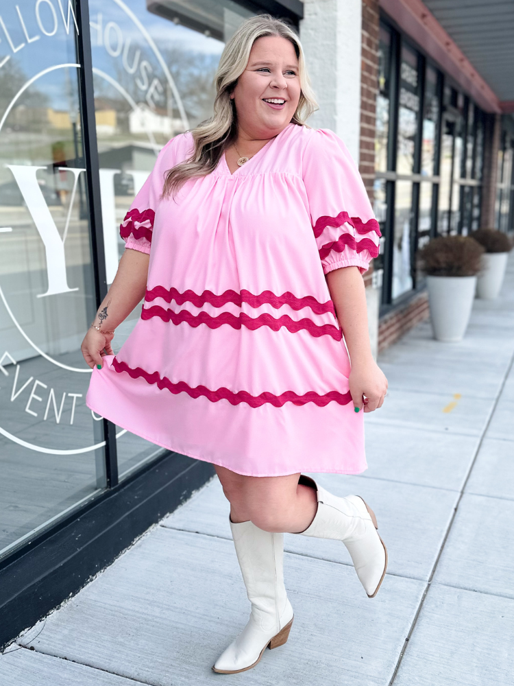 The Lucy Dress - Pink