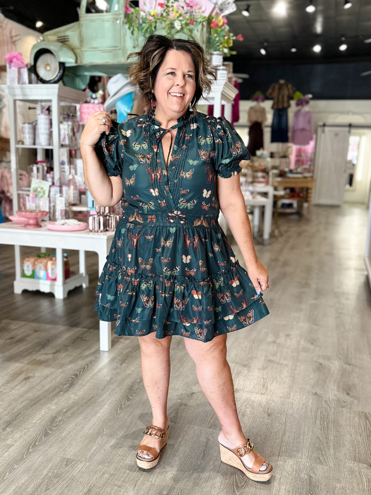 Clementine Elastic Waist Mini Dress
