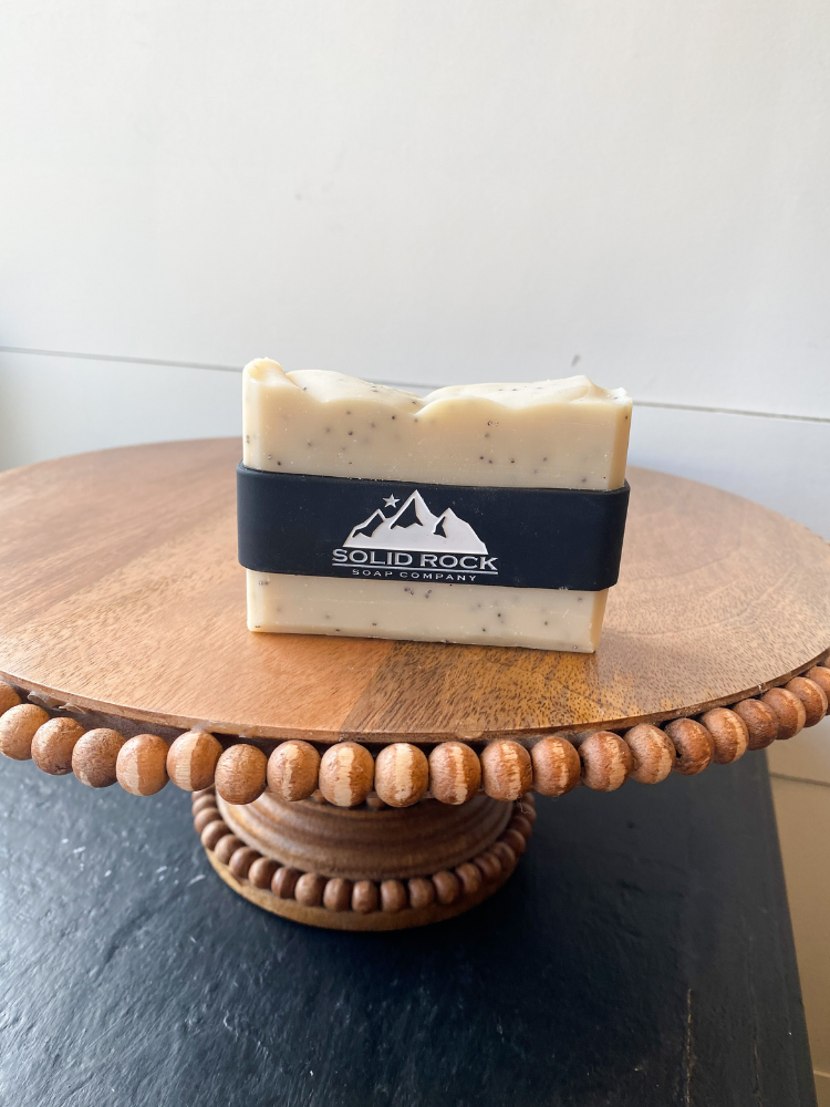 Solid Rock Essential Oil Soap- Blueberry Thyme