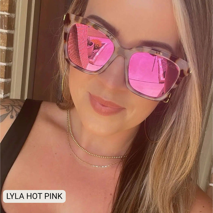 Lyla - Polarized Medium Cat Eye Sunglasses