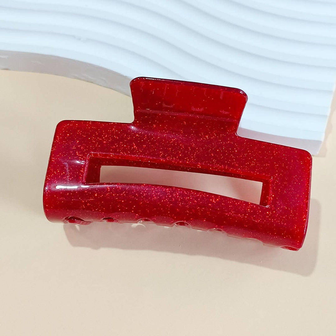 4TH OF JULY RECTANGLE HAIR CLAW CLIPS