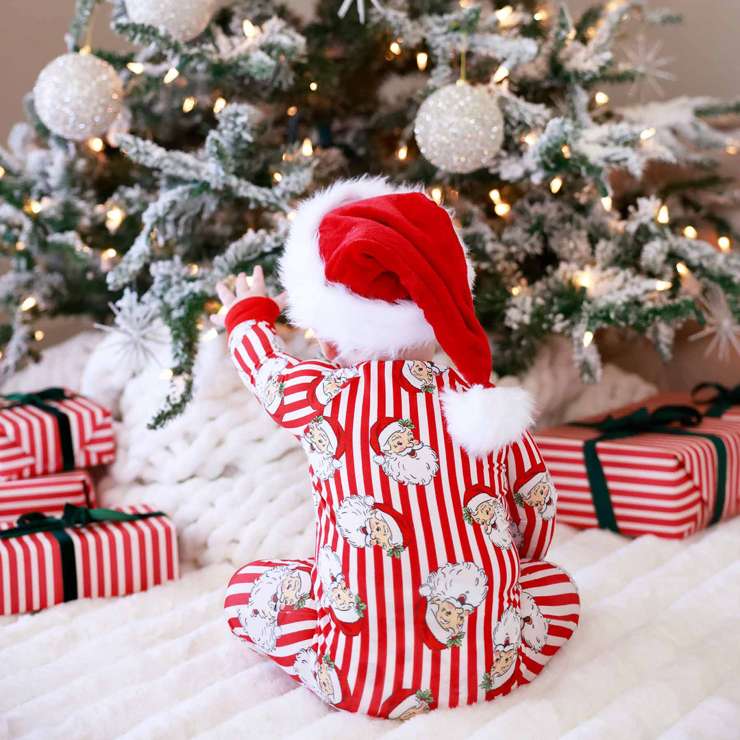 Santa Claus Lane Convertible Zip Romper