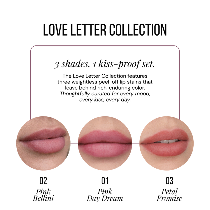 The Love Letter Collection - Peel-Off Lip Stain Trio
