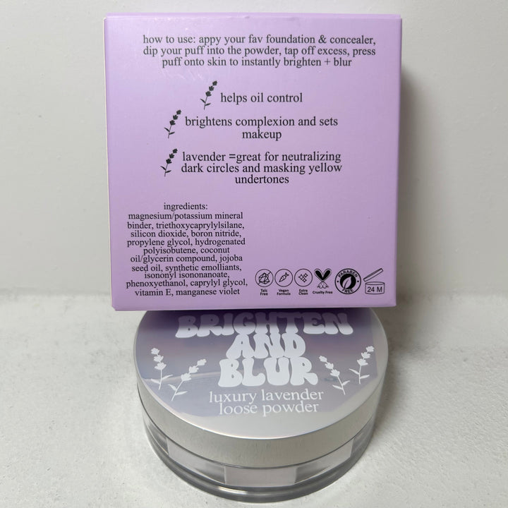 Brighten &amp; Blur Lavender Setting Powder