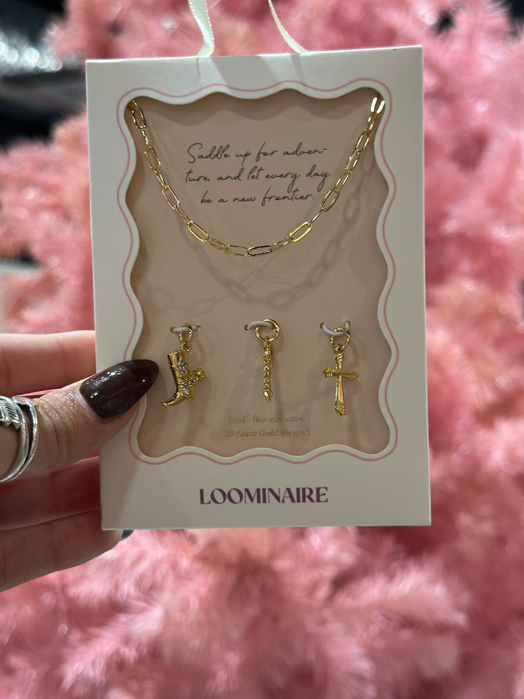 Charm Necklace Set - Howdy