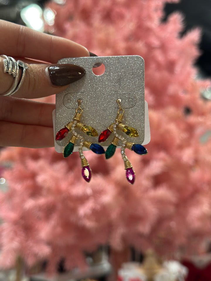 Christmas Light Earrings