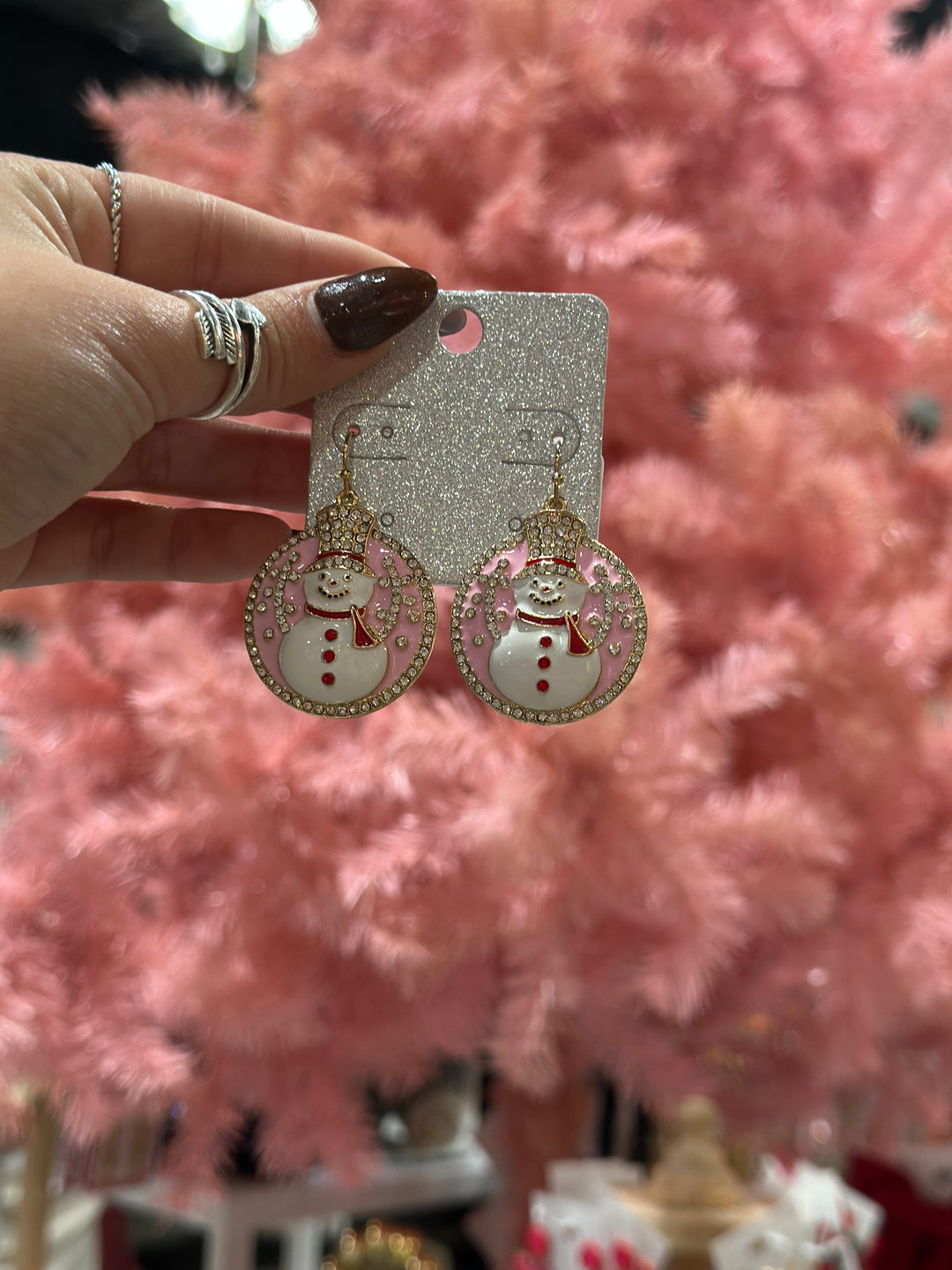 Snow Globe Earring