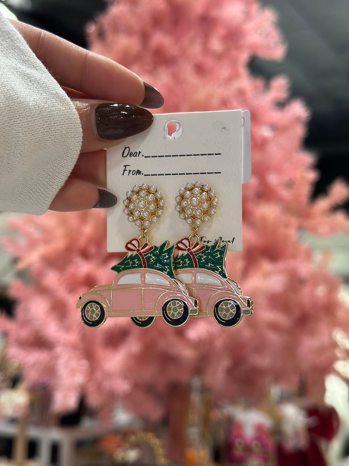 Christmas Car Earring