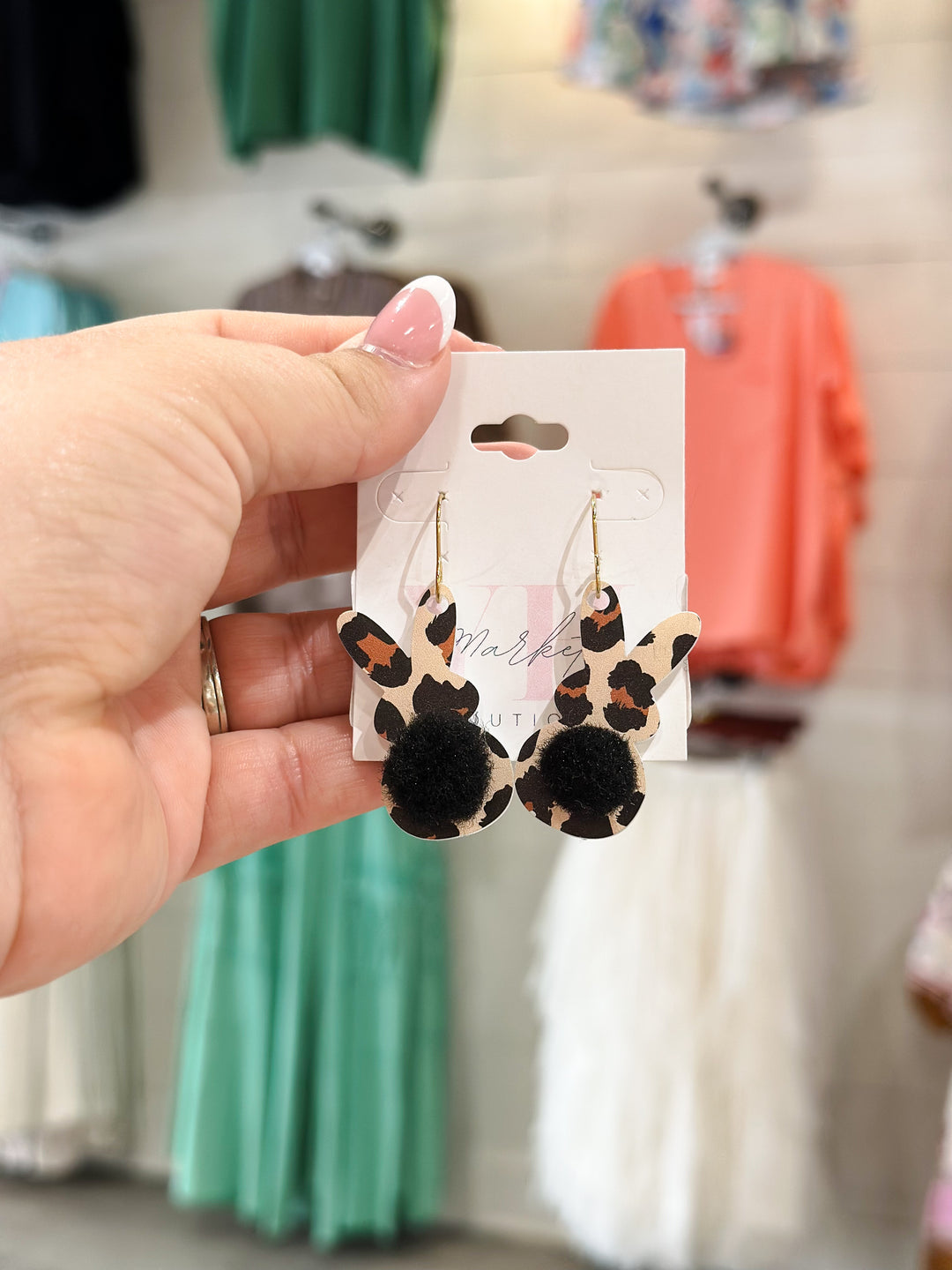 Leopard Bunny Earring