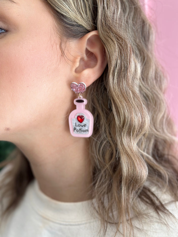 Love Potion Earrings - Pink
