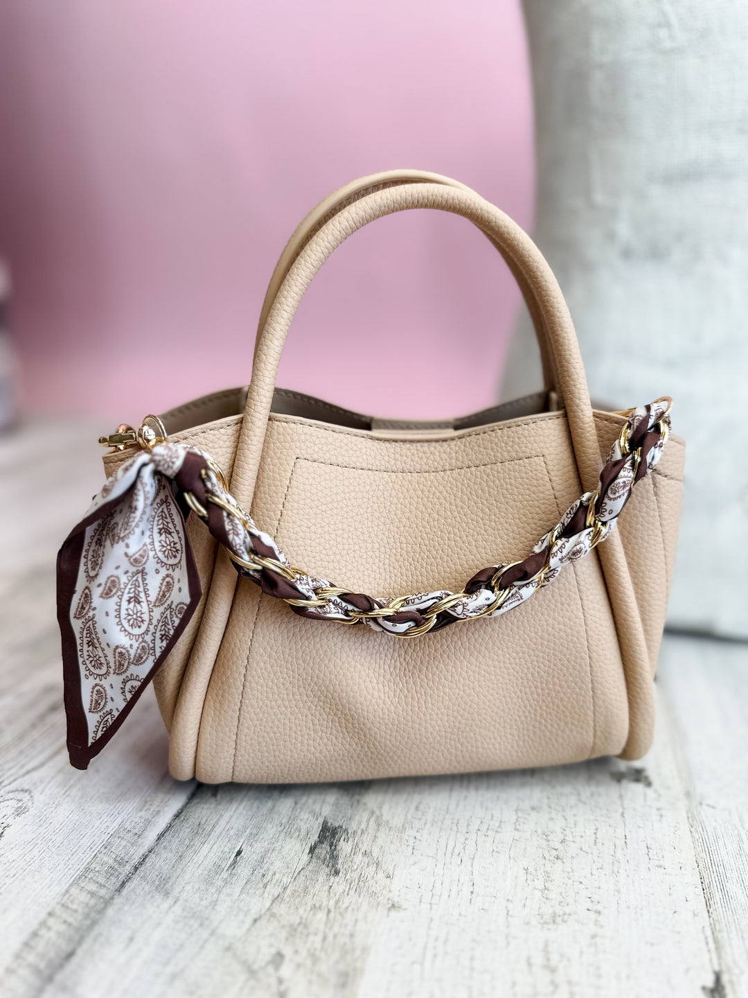 Purse Chain / Phone Chain - Brown Mix