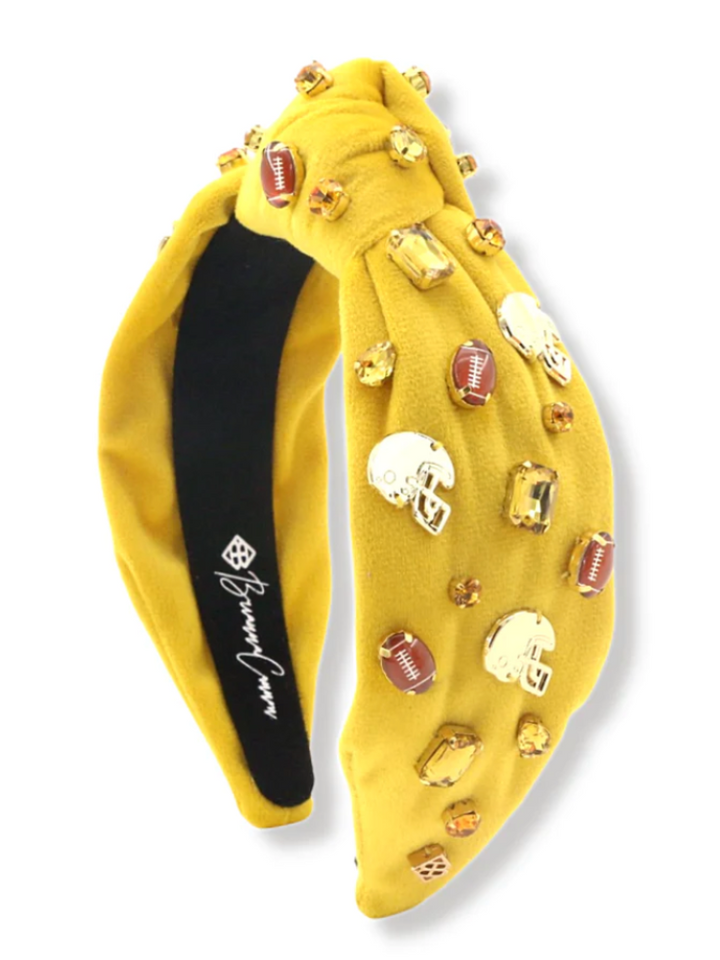 Brianna Cannon Fan Gear Football Headband - Yellow
