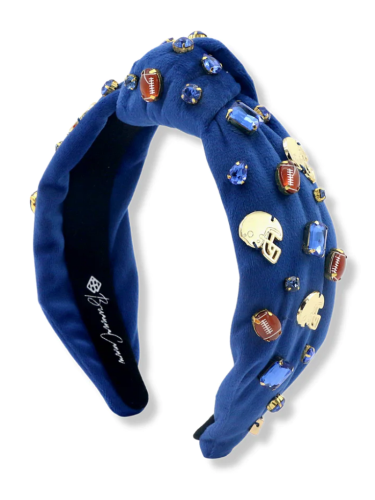 Brianna Cannon Fan Gear Football Headband - Blue