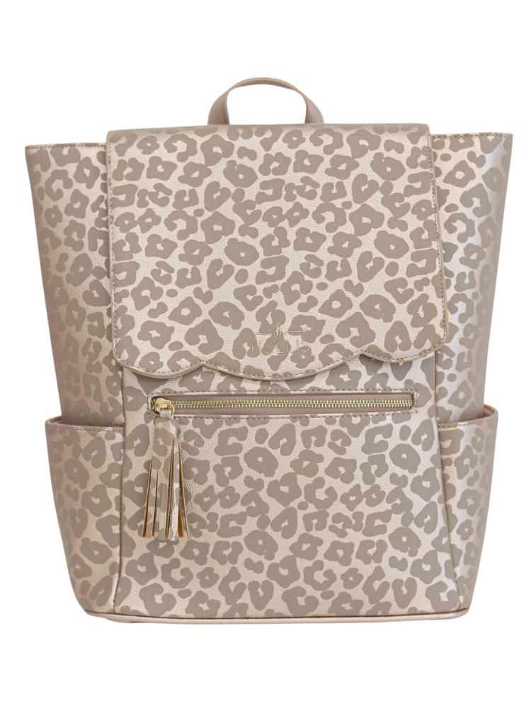 Hollis Frilly Full Size Backpack - Leopard