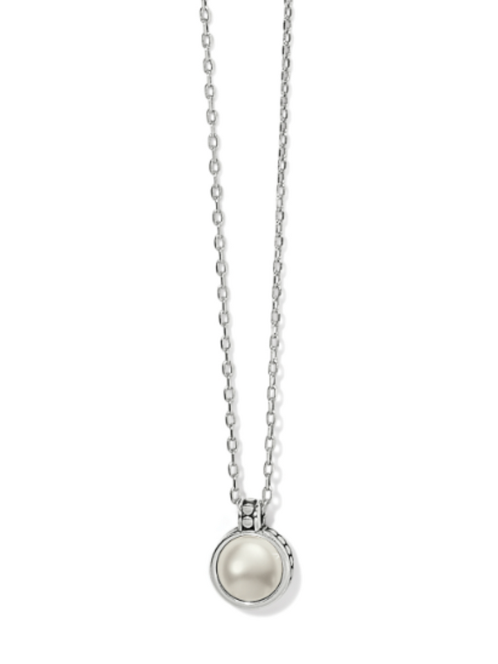 Brighton - Pebble Dot Medali Pearl Necklace