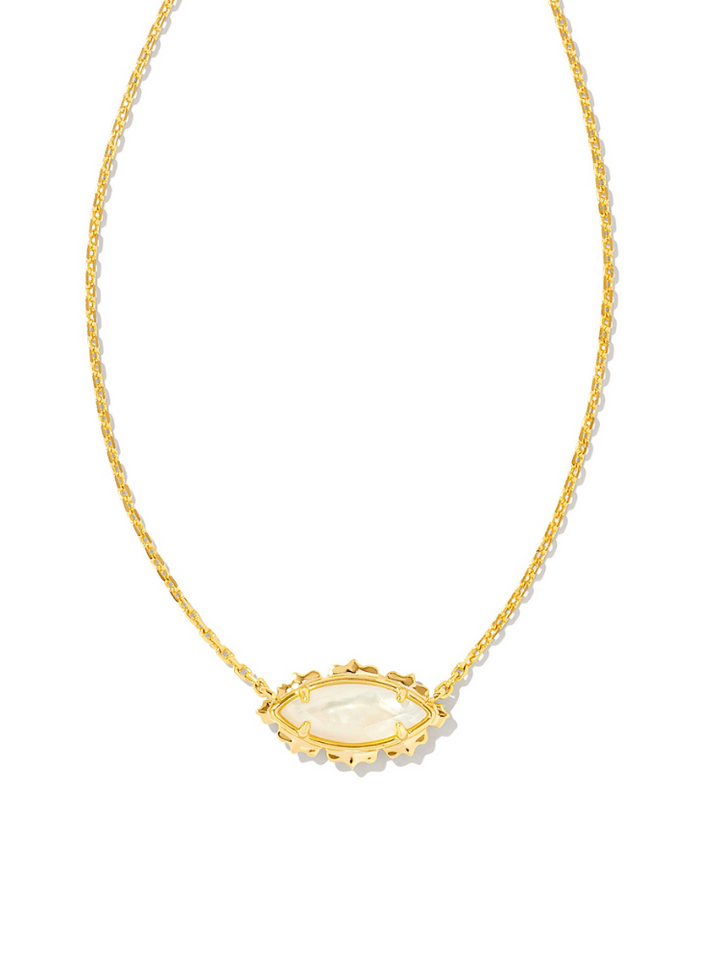 Kendra Scott Genevieve Necklace - Gold & Ivory Mother Of Pearl