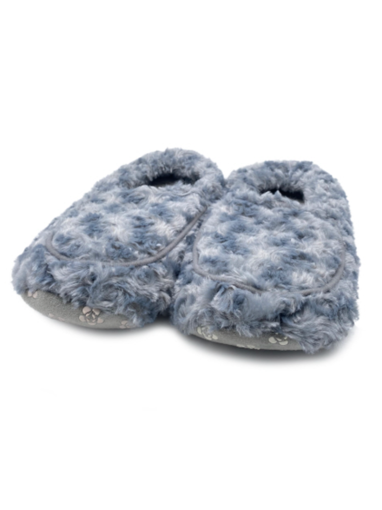Warmies Slippers - Curly Gray