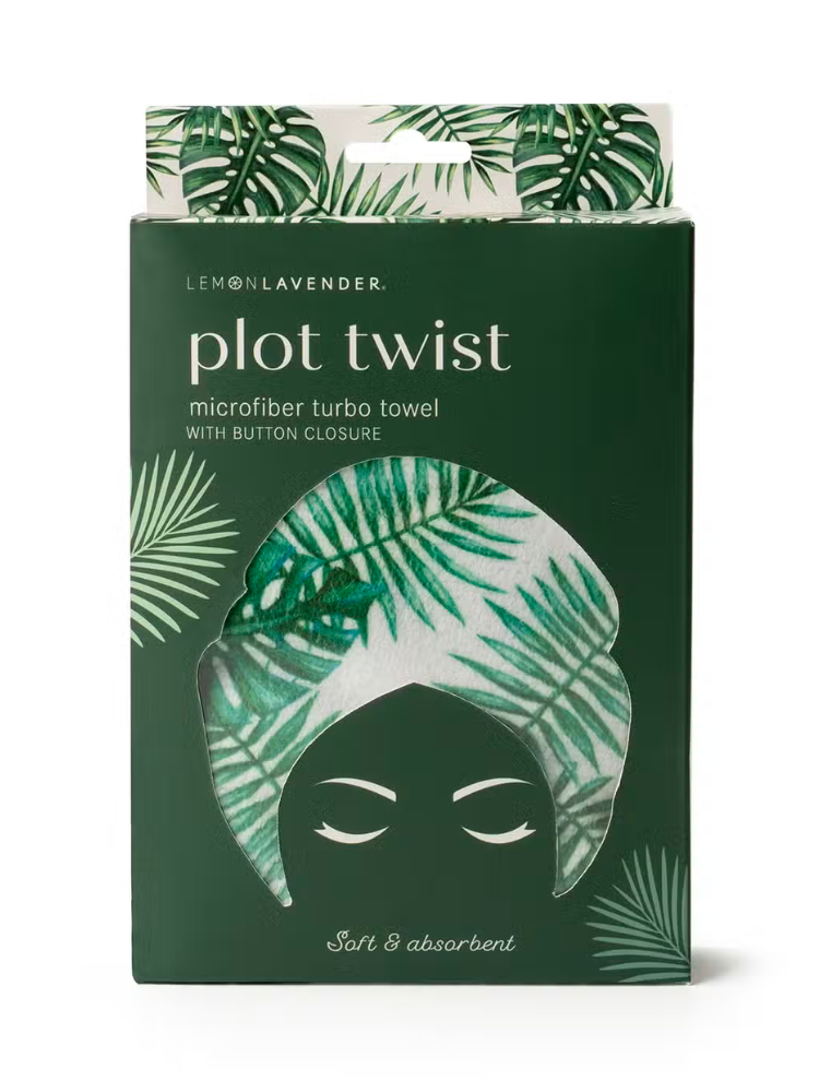 Plot Twist Turbo Towel - Palm Leaves
