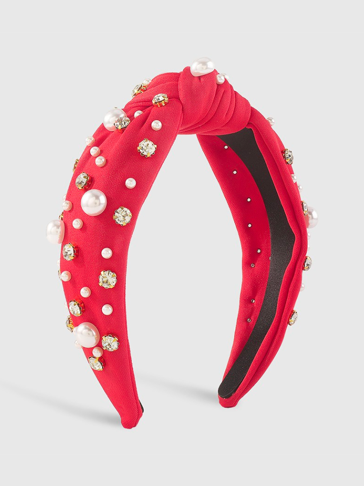 The Kinley Headband - Red