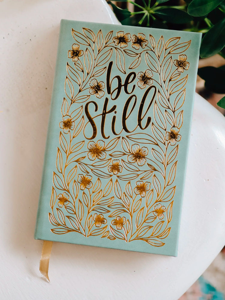 The Daily Grace Be Still Journal - Gold Foil