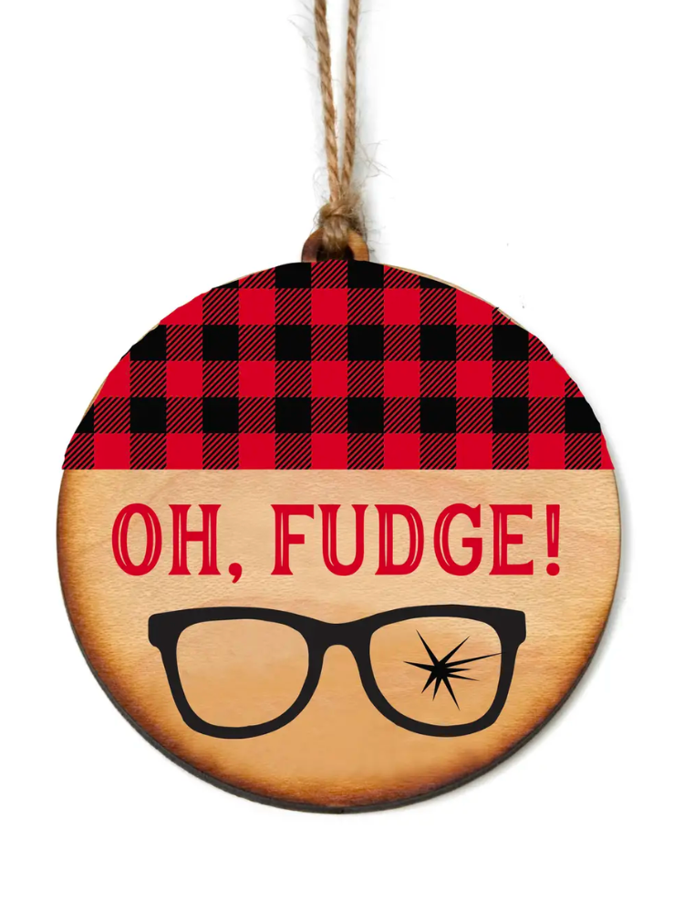 Oh Fudge Christmas Ornament