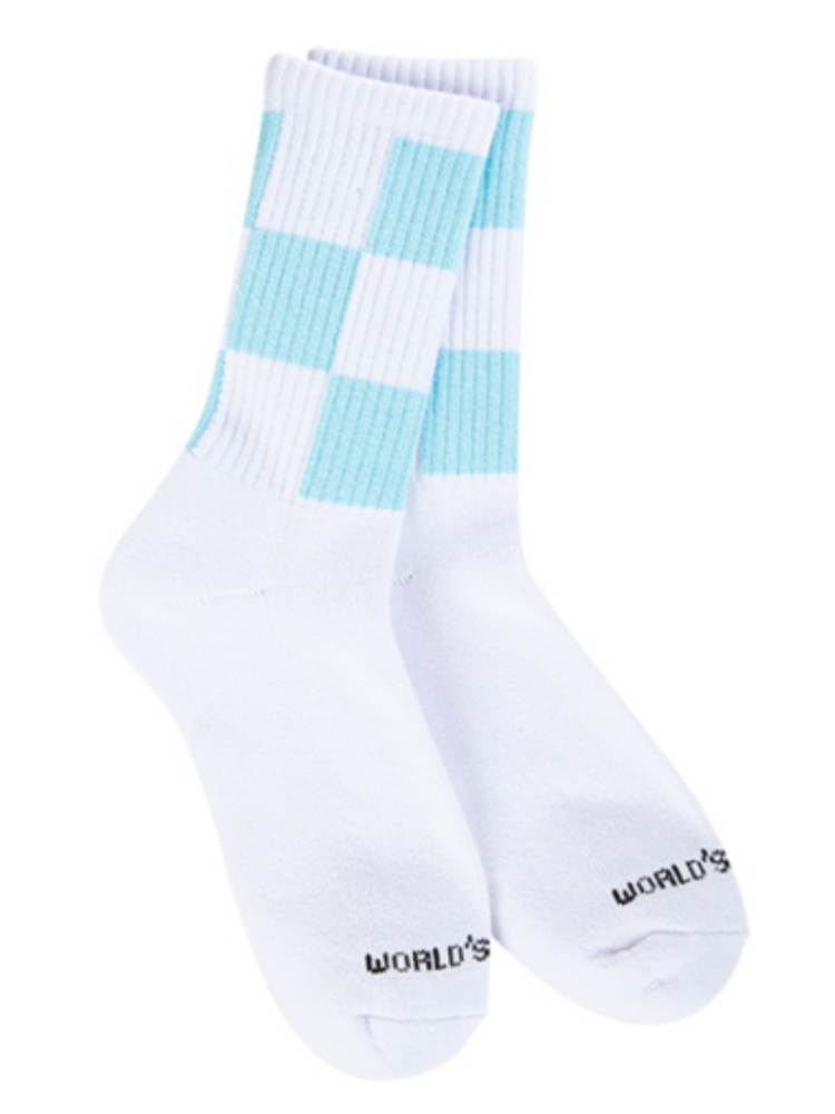 Sport Crew Sock - Checkered Plume