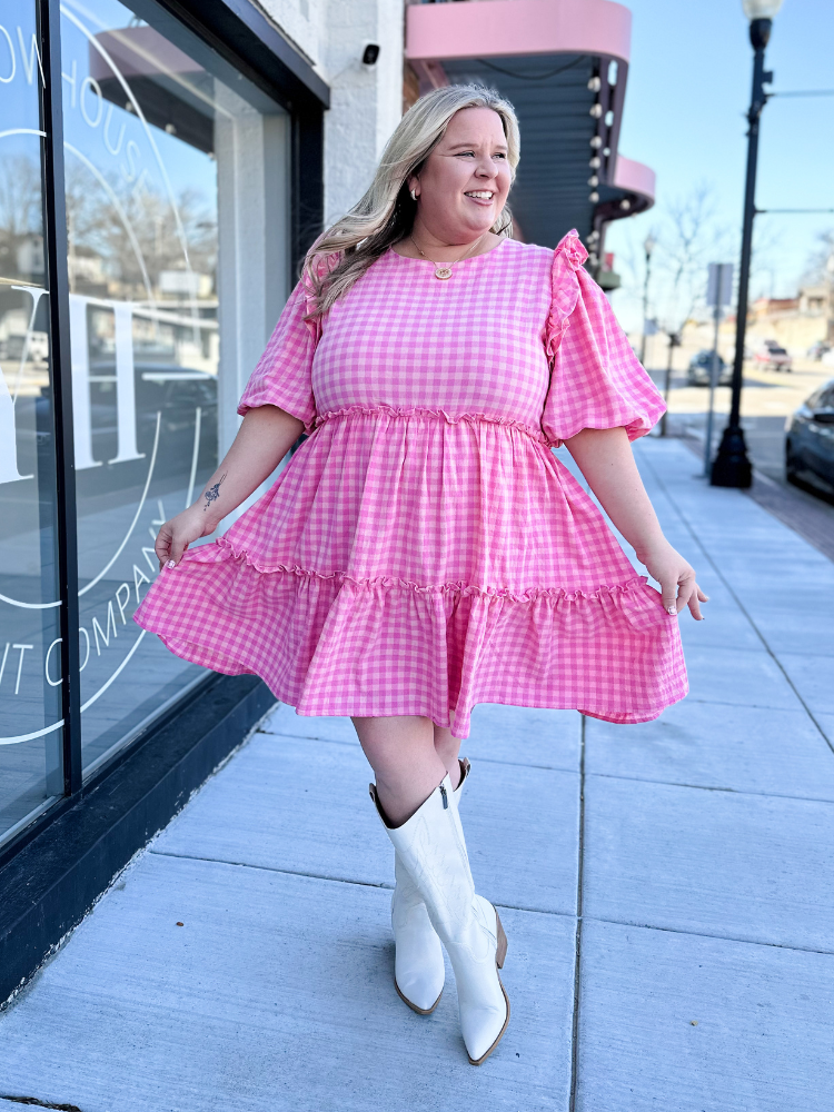 The Georgia Dress - Pink