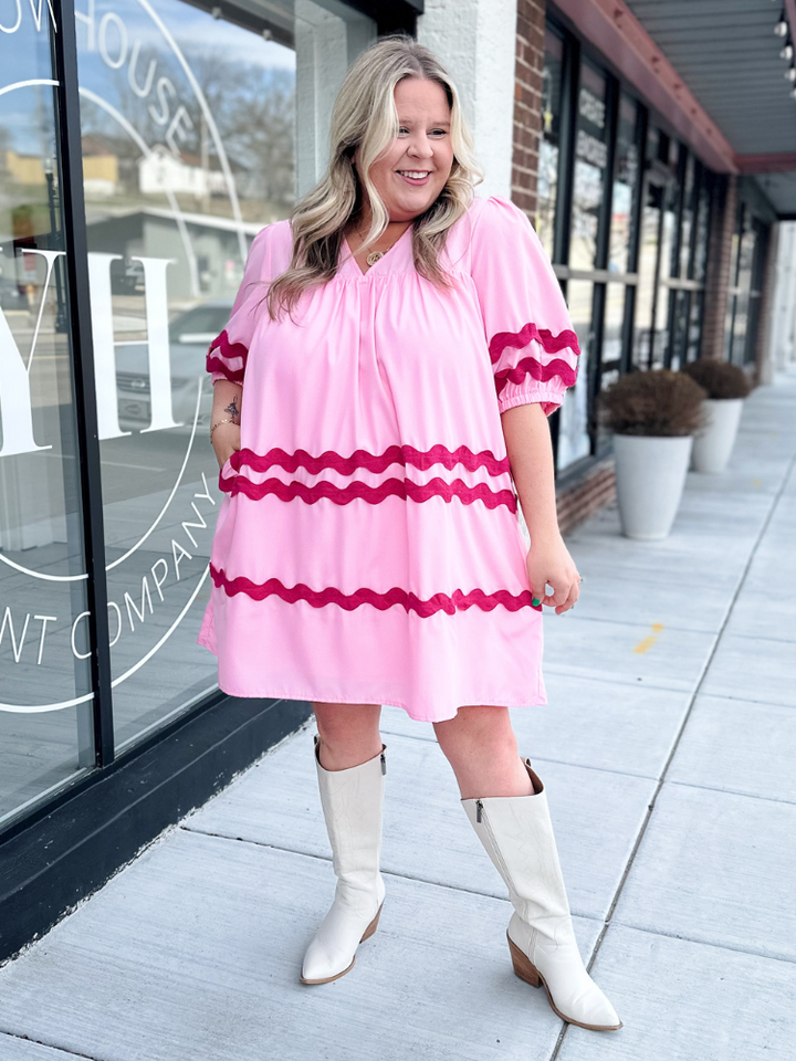 The Lucy Dress - Pink