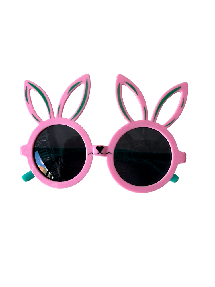 Bunny Sunglasses - Pink with Blue