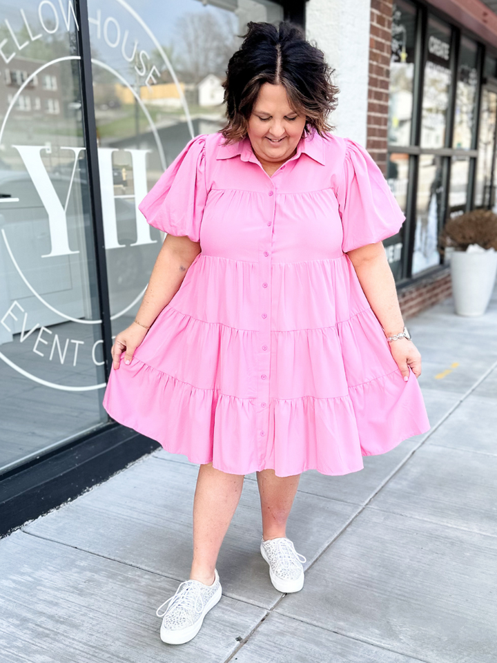 The Elsie Dress - Pink