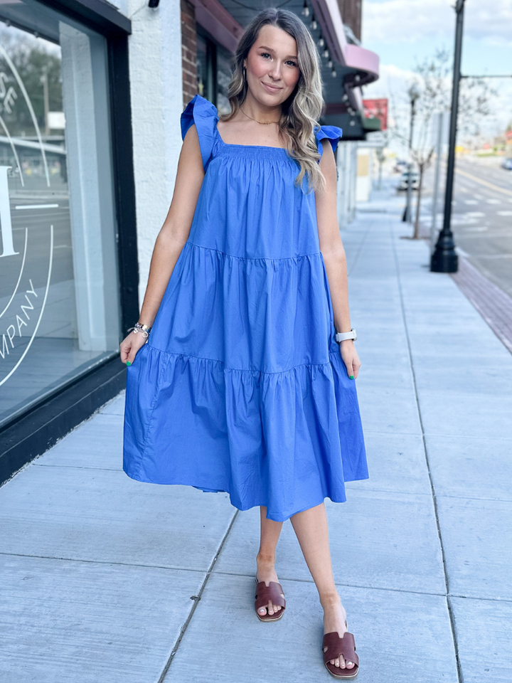 The Eleanor Dress - Blue