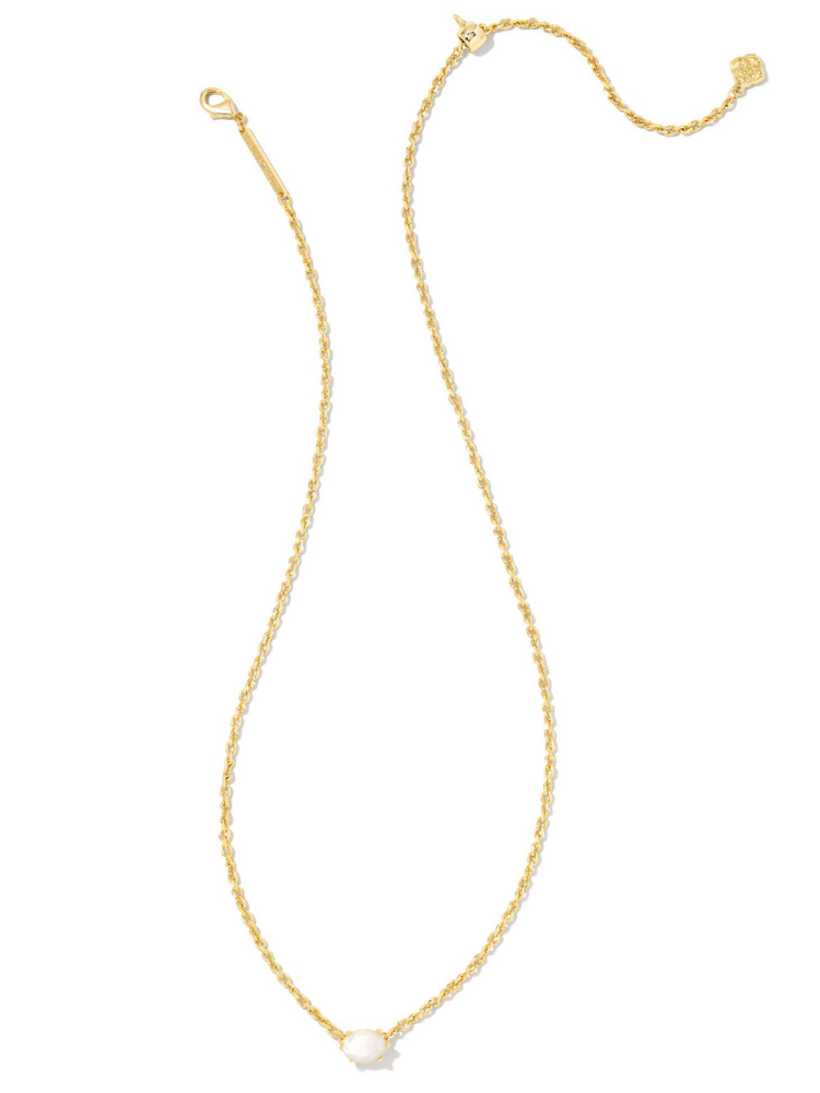 Kendra Scott Cailin Pendant Necklace - Gold & Ivory MOP
