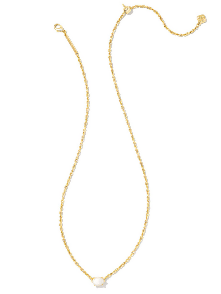 Kendra Scott Cailin Pendant Necklace - Gold & Ivory MOP