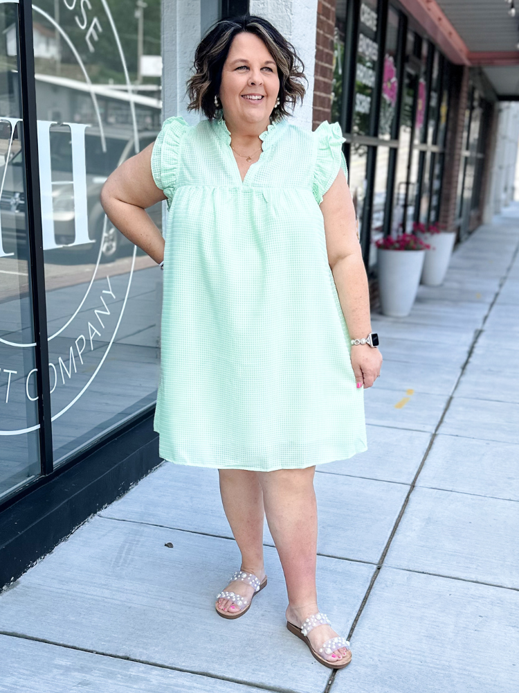 The Gracen Dress - Neo Mint