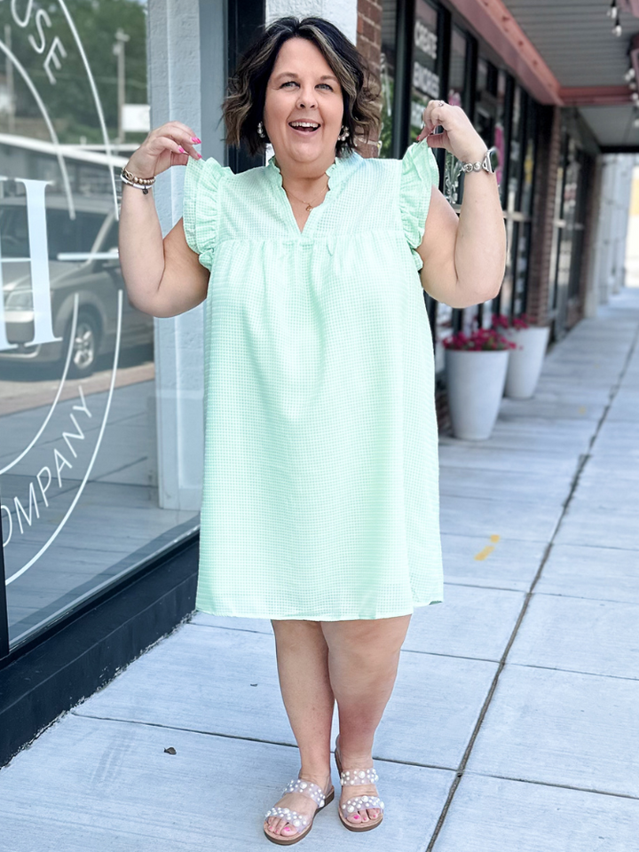 The Gracen Dress - Neo Mint