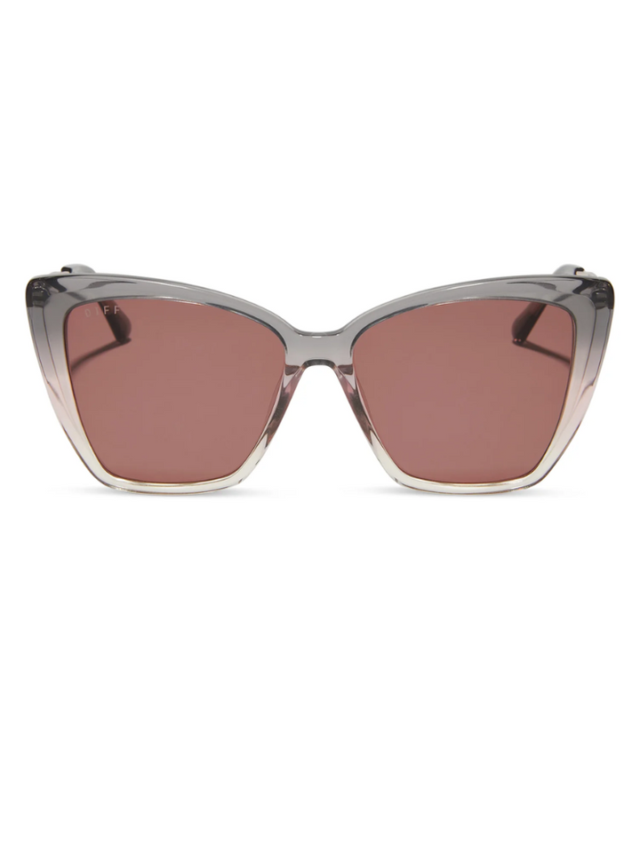 Diff Becky II - Black Smoke/Vintage Rose Crystal Ombre & Mauve Polarized