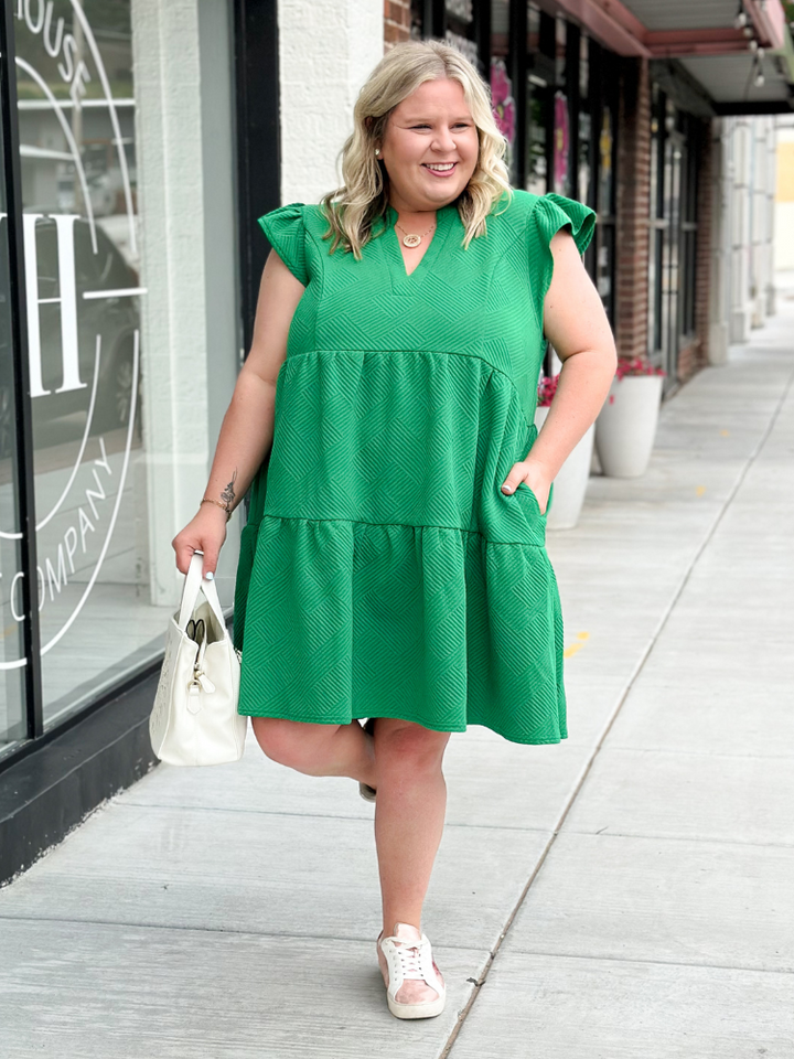 The Georgia Dress - Green