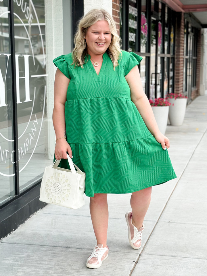 The Georgia Dress - Green