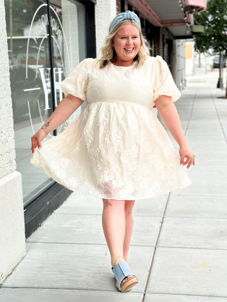 The Ottie Dress - Cream