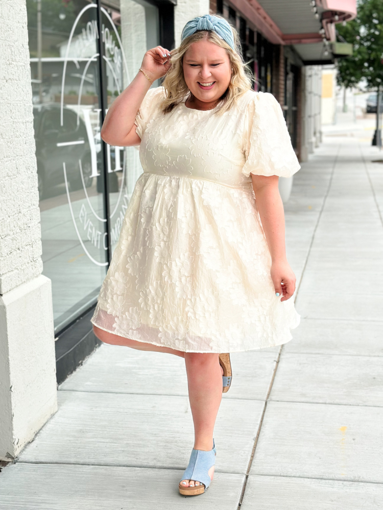 The Ottie Dress - Cream