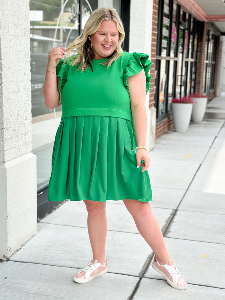 The Scottie Dress - Green