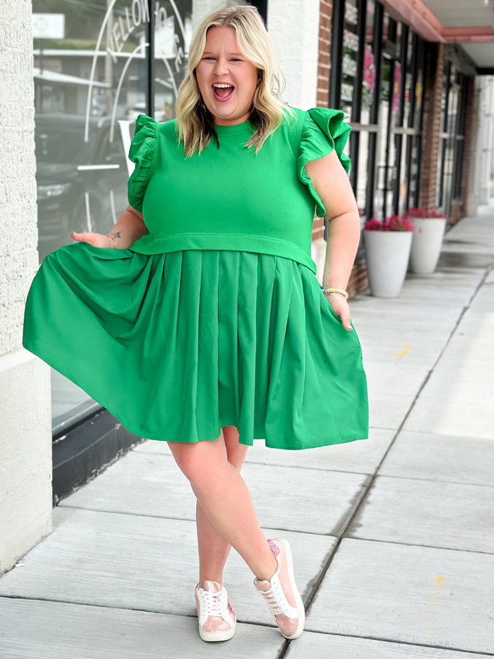 The Scottie Dress - Green