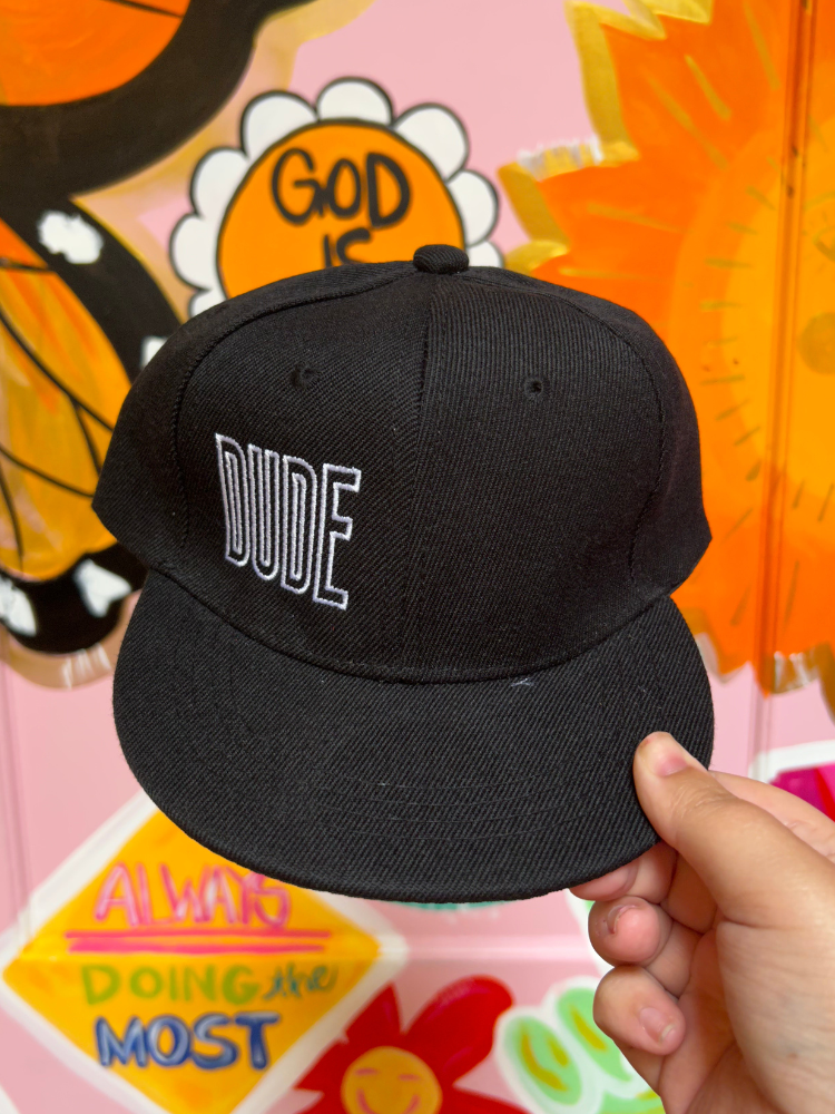 Dude Embroidery Hat