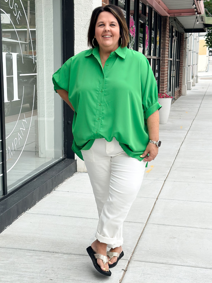 The Mindy Top - Green