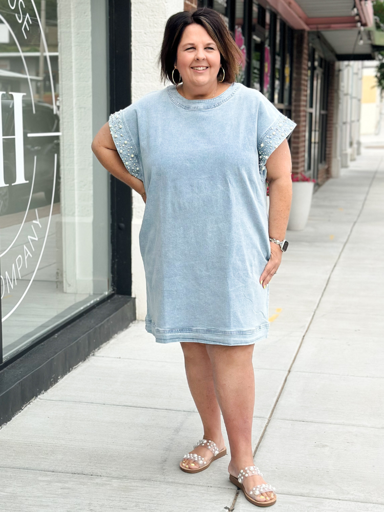 The Frankie Dress - Light Blue