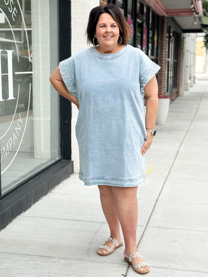 The Frankie Dress - Light Blue