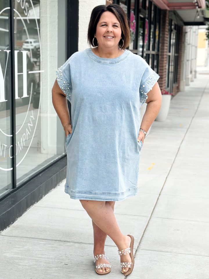 The Frankie Dress - Light Blue